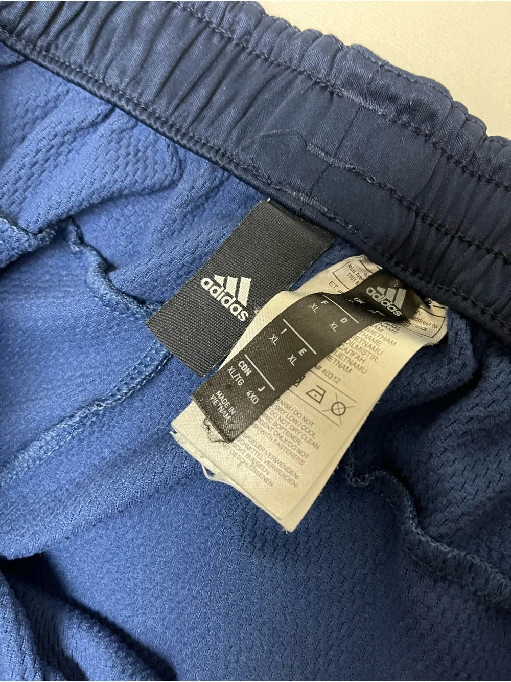 Adidas Sweatpants Adult  Unisex Xl  Blue  Sweatpants